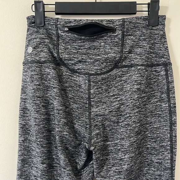 ZELLA High Waist Cozy Tech Flare Black Melange Pants Size Small - Picture 7 of 12